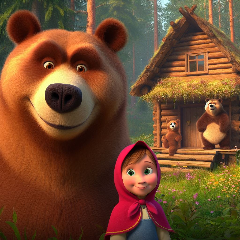 5. DALL-E Masha and Bear